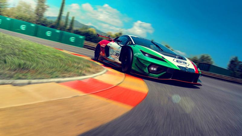 A Lamborghini Temerario versenyautó 370 lóerőnyi teljesítménytől esett el.