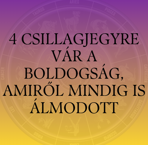Négy csillagjegy várja a boldogságot, amiről régóta álmodozik. Az univerzális energiák most kedveznek nekik, és lehetőség nyílik arra, hogy valóra váltsák legszebb vágyaikat. Fedezd fel, hogy a csillagok mit tartogatnak számodra, és merülj el a lehetősége
